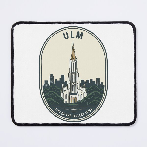 Item preview, Ulm Minster Germany Retro Travel Badge designed and sold by k3rstman1.