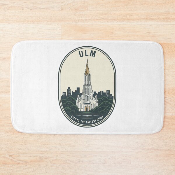 Item preview, Ulm Minster Germany Retro Travel Badge designed and sold by k3rstman1.