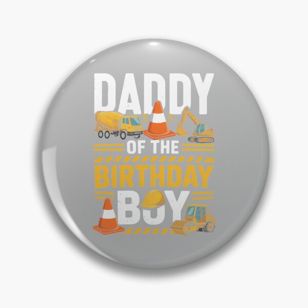 Item preview, Daddy of The Birthday Party Outfit Excavator Crew Dad Long Sleeve designed and sold by ArleneRowe.