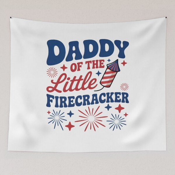 Item preview, Daddy of the little firecracker Fourth of July Birthday  designed and sold by sailorjessiArt.
