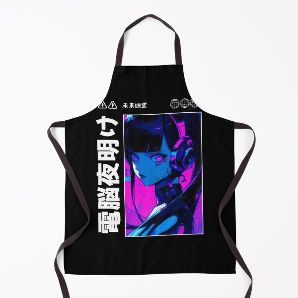 Item preview, Cyberpunk Anime Cyborg Girl Japan Streetwear Japanese Manga Aesthetic #130 designed and sold by mika-gallery.