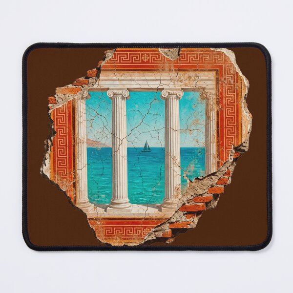 Item preview, Atrium View Fresco (Ancient Roman Villa Art) designed and sold by codex antique.