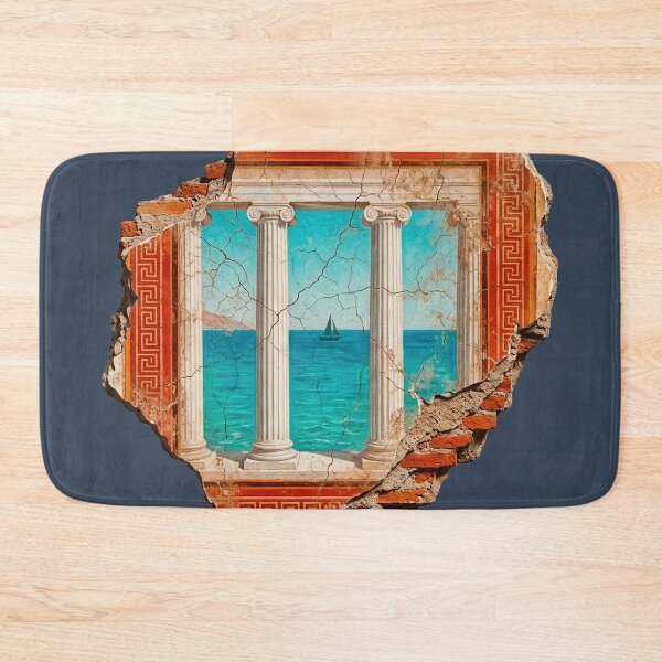 Item preview, Atrium View Fresco (Ancient Roman Villa Art) designed and sold by codex antique.