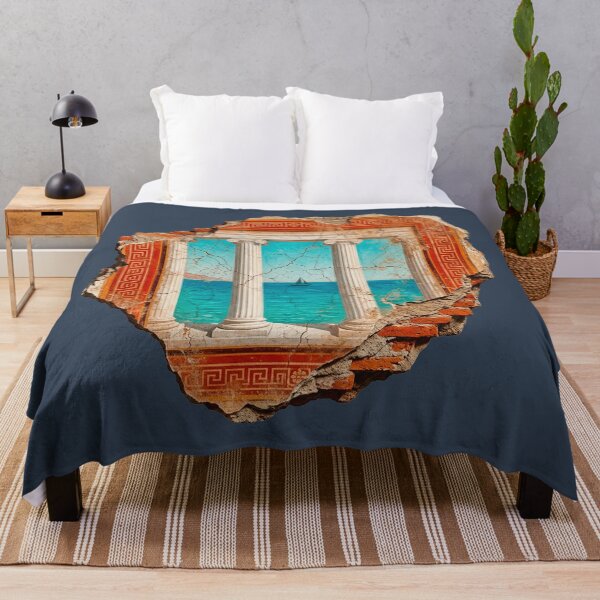 Item preview, Atrium View Fresco (Ancient Roman Villa Art) designed and sold by codex antique.