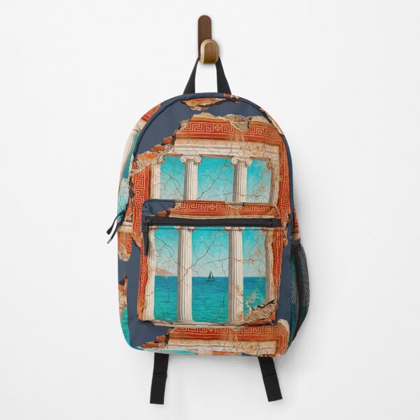 Item preview, Atrium View Fresco (Ancient Roman Villa Art) designed and sold by codex antique.