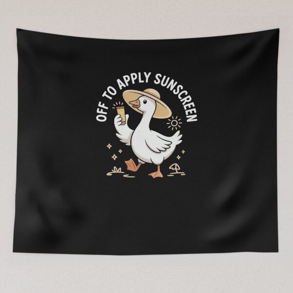Item preview, Funny Goose Sunscreen Summer Sun Protection designed and sold by SuperAndSocial.
