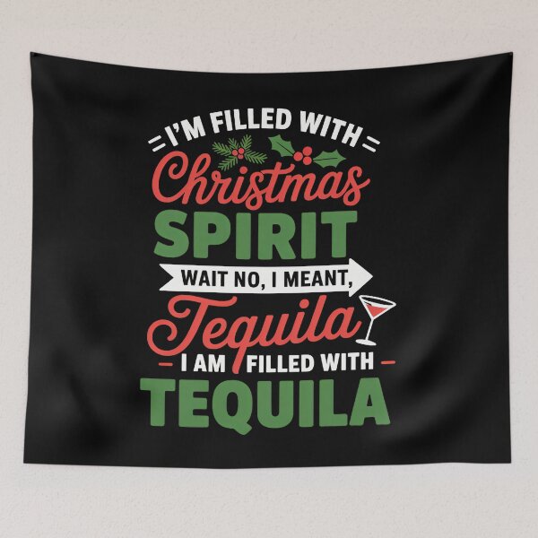 Artikelvorschau, Weihnachtsstimmung pur – Tequila-Weihnachtsfeier entworfen und verkauft von sailorjessiArt.