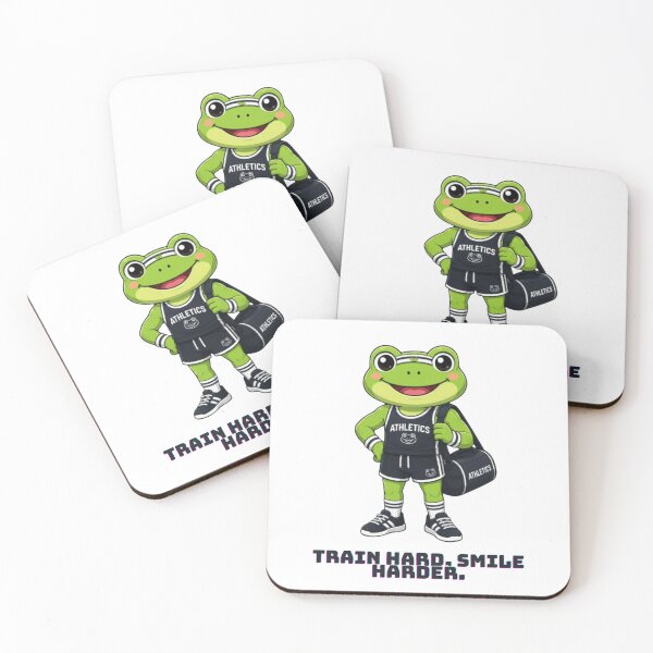 Item preview, Smiling Athletic Frog designed and sold by syndia2209.