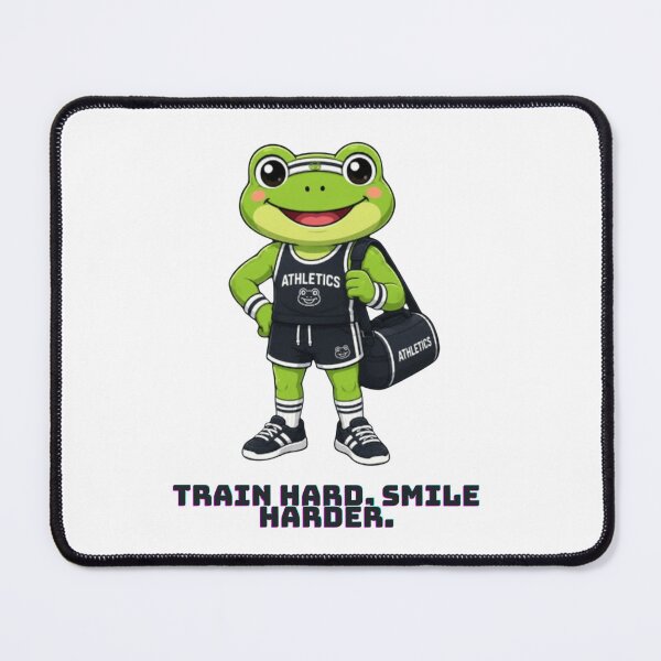 Item preview, Smiling Athletic Frog designed and sold by syndia2209.