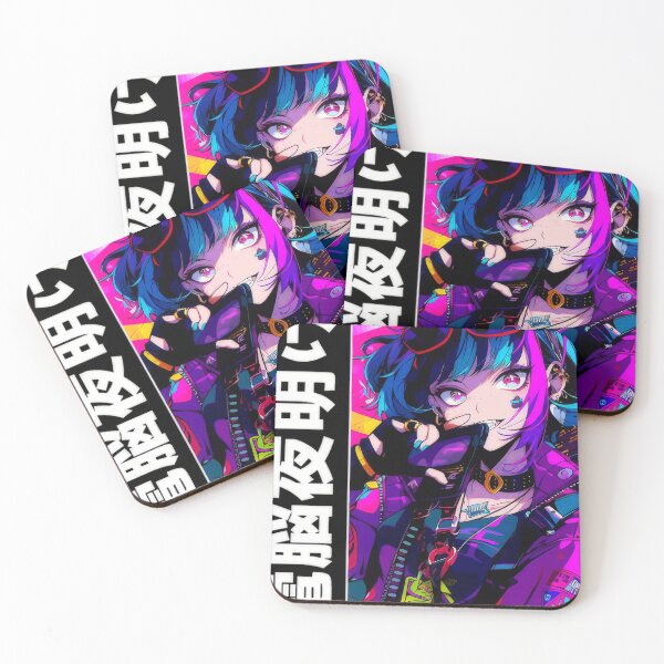 Item preview, Cyberpunk Vaporwave Anime Manga Girl Japanese Streetwear Aesthetic #548 designed and sold by mika-gallery.