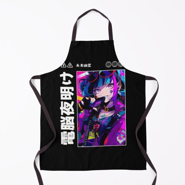 Item preview, Cyberpunk Vaporwave Anime Manga Girl Japanese Streetwear Aesthetic #548 designed and sold by mika-gallery.