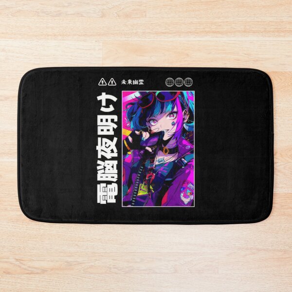 Item preview, Cyberpunk Vaporwave Anime Manga Girl Japanese Streetwear Aesthetic #548 designed and sold by mika-gallery.