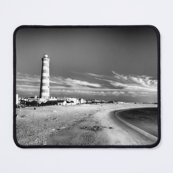 Item preview, Lighthouse Beach B&W designed and sold by NunoPires.