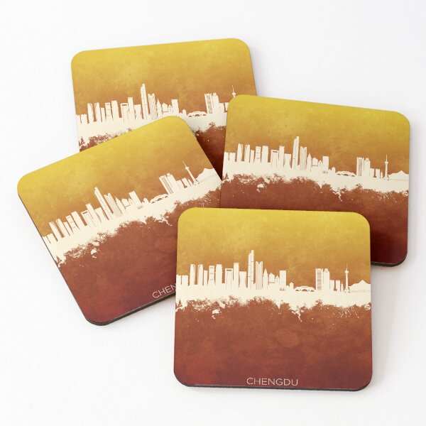 Item preview, Chengdu China Skyline designed and sold by ArtPrints.