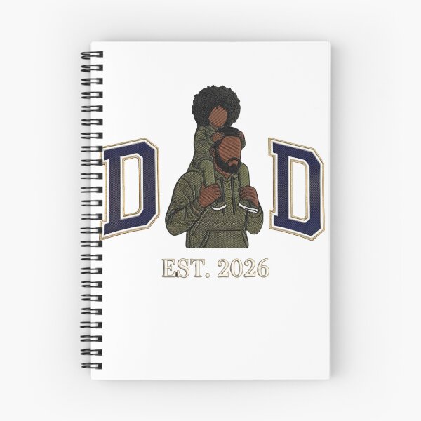 Item preview, Black Dad Est 2026 Fathers Day Gift,Urban Dad Established 2026 Embroidery Style designed and sold by Tshirt-Deer.