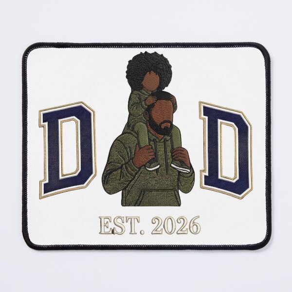 Item preview, Black Dad Est 2026 Fathers Day Gift,Urban Dad Established 2026 Embroidery Style designed and sold by Tshirt-Deer.