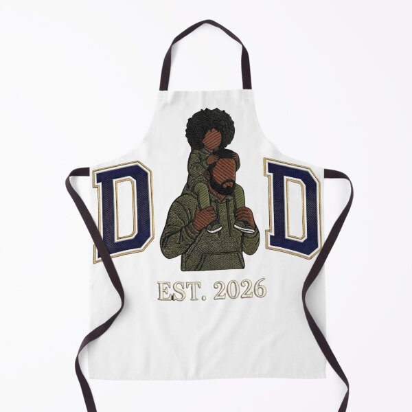 Item preview, Black Dad Est 2026 Fathers Day Gift,Urban Dad Established 2026 Embroidery Style designed and sold by Tshirt-Deer.