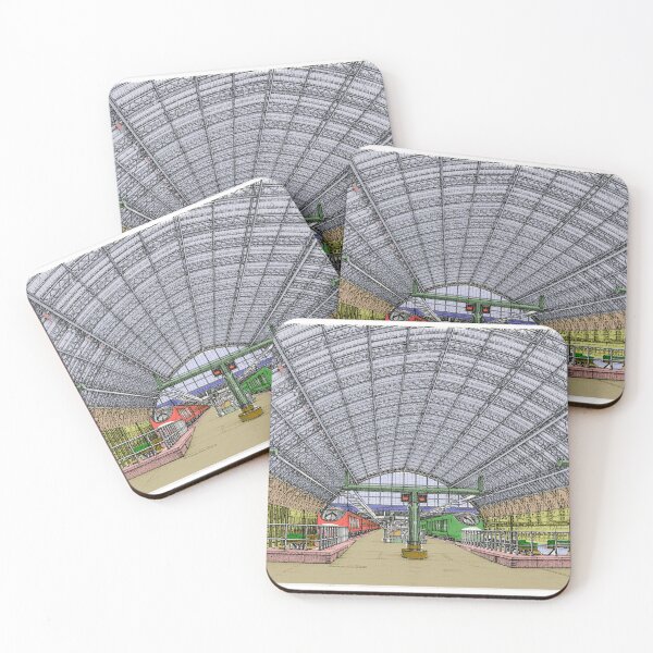 Item preview, St Pancras Station London. Original Arwork designed and sold by KALEIDOSCOPE UK.