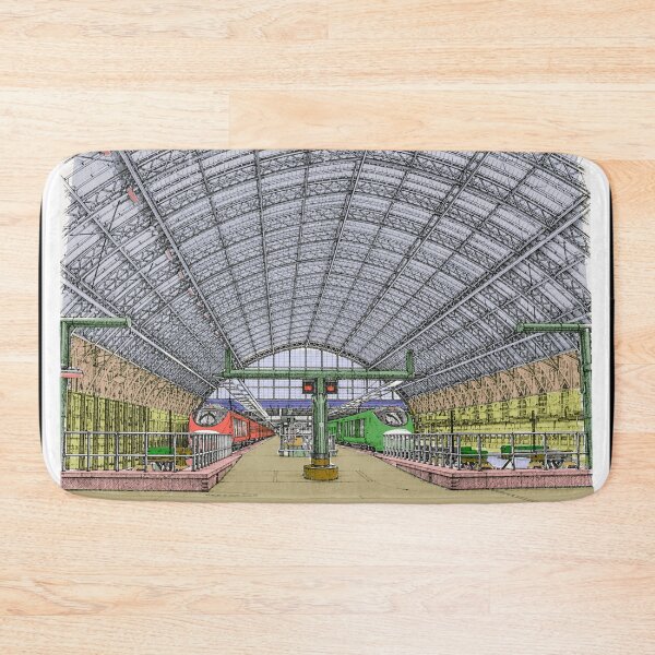 Item preview, St Pancras Station London. Original Arwork designed and sold by KALEIDOSCOPE UK.