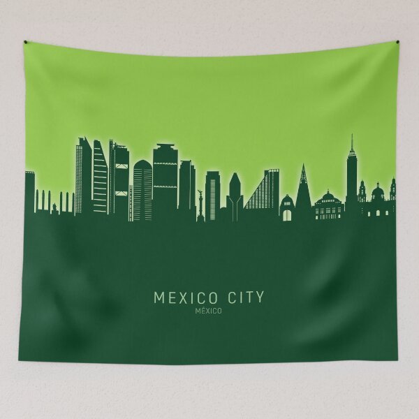 Item preview, Mexico City Skyline Mexico designed and sold by ArtPrints.