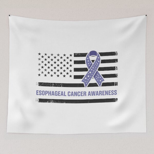 Item preview, Esophageal Cancer Awareness Periwinkle Ribbon designed and sold by sailorjessiArt.