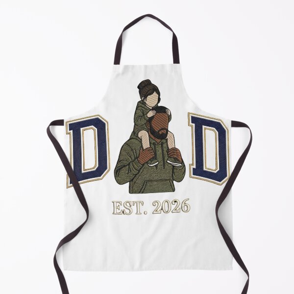 Item preview, Black Dad Est 2026 Fathers Day Gift,Urban Dad Established 2026 Embroidery Style designed and sold by Tshirt-Deer.