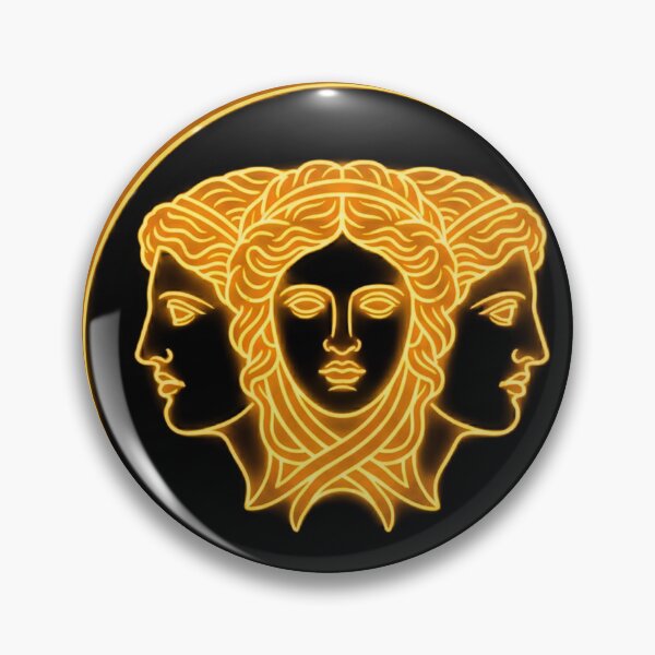 Item preview,  The Triple Neon Logic Spectrum: Solar Gold Hekate designed and sold by codex antique.