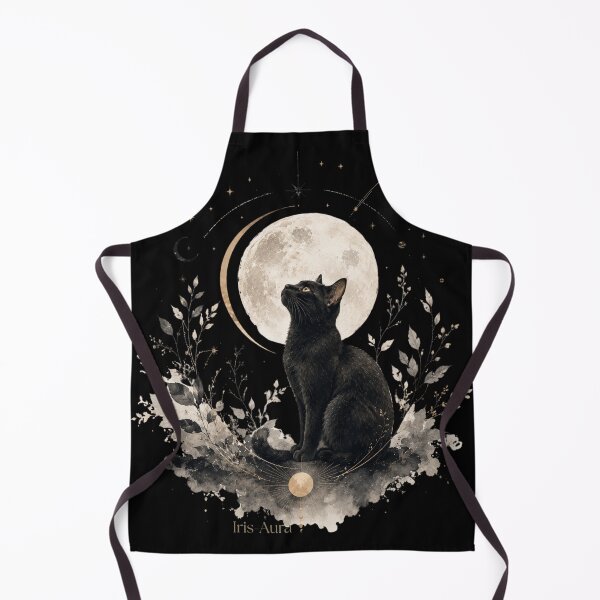 Item preview, Moonlit Cat Serenity-Black Cat designed and sold by Iris-Aura.