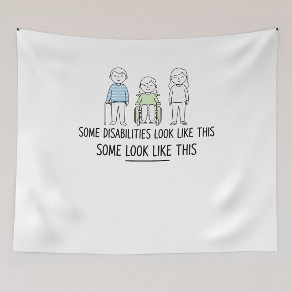 Item preview, Disability awareness Some Disabilities Look Like designed and sold by LuminOrb.