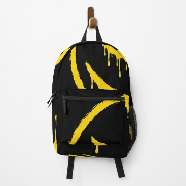 Item preview, Dripping Evil Smiley Face Graffiti – Yellow Street Art designed and sold by Dusk & Dawn Apparel.