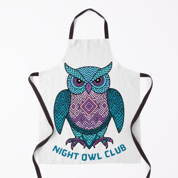 Item preview, Night Owl Club – Geometric Owl Graphic Design designed and sold by QuirkyCloud Designs.