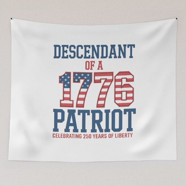 Item preview, Descendant of A Patriot, American Flag, 4th of July designed and sold by sailorjessiArt.