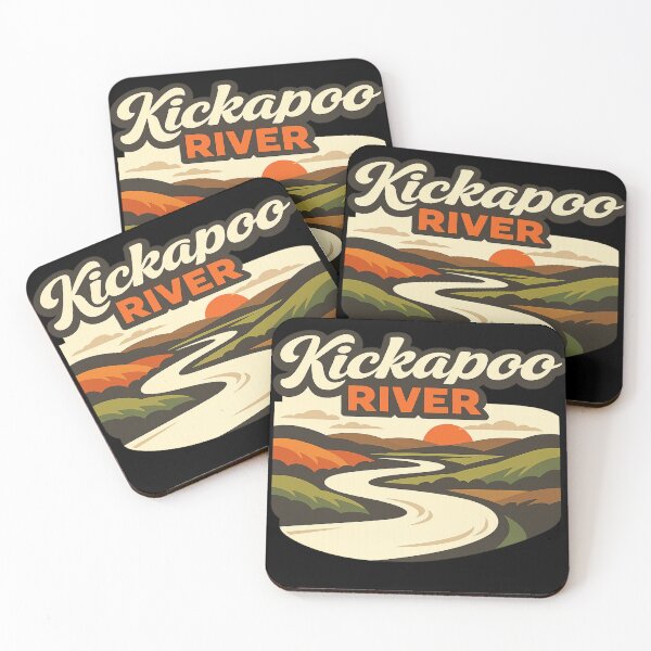 Item preview, Kickapoo river - landscape Wisconsin designed and sold by DamioPolArt.