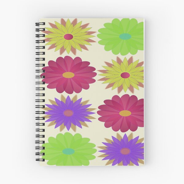 Item preview, Colorful Abstract Flower Pattern Background with Bright Floral Shapes Vector Illustration designed and sold by Ei-Ei.