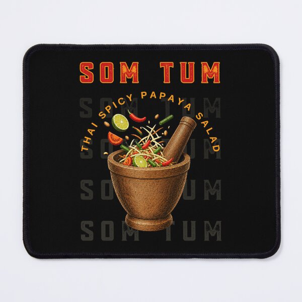 Item preview, Som Tum Streetwear Graphic Tee – Thai Papaya Salad Vintage Food Art designed and sold by CHANCHANAI.