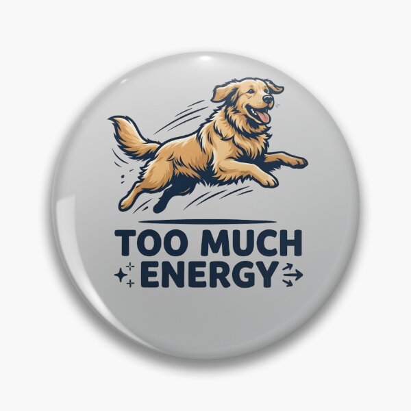 Item preview, Funny Golden Retriever Chaos Mode Sticker - Cute Dog Zoomies T-Shirt designed and sold by ZyxDes.