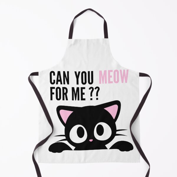 Item preview, Can you meow for me - adorable kitty cat graphic black designed and sold by SrumbleArt.