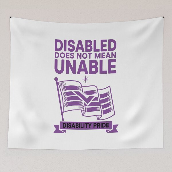 Item preview, Disability Awareness Disabled Not Unable designed and sold by LuminOrb.