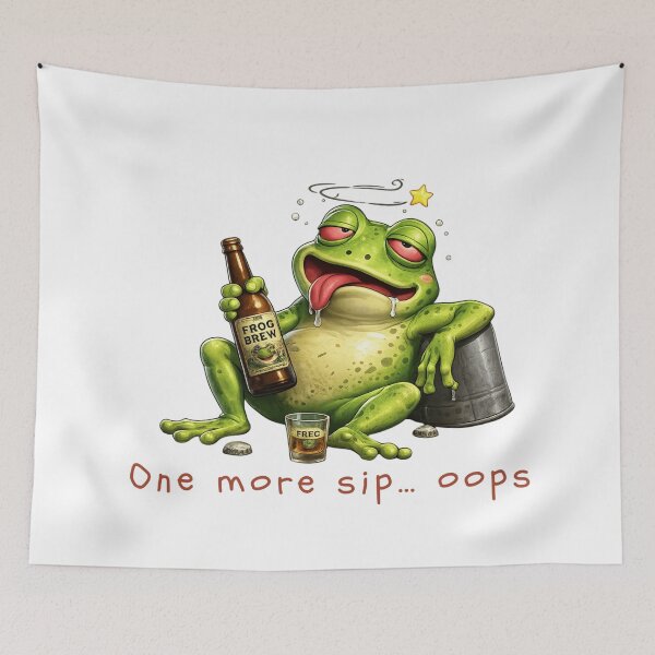 Item preview, Very Drunk Frog designed and sold by syndia2209.