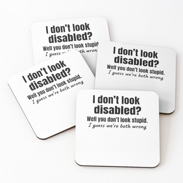 Item preview, Disability awareness I Dont Look Disabled designed and sold by LuminOrb.