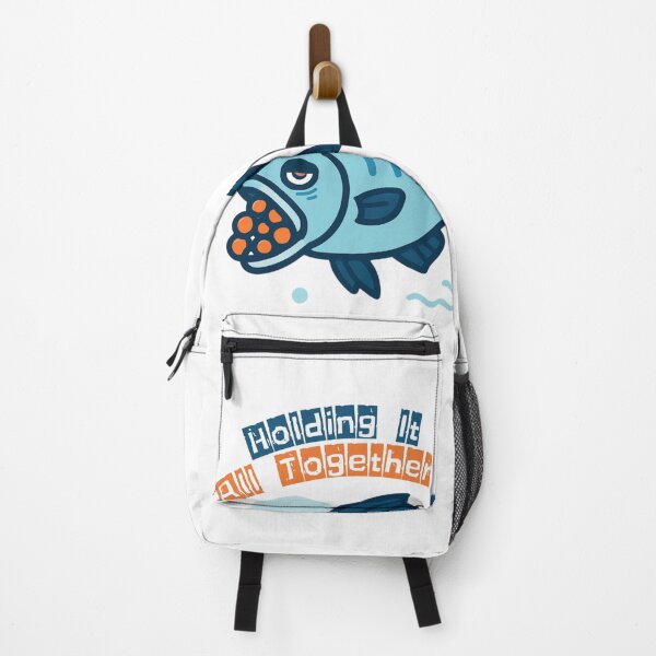 Item preview, Holding It All Together - Tired Cichlid Funny Malawi Fish Meme designed and sold by tellia-kallisto.
