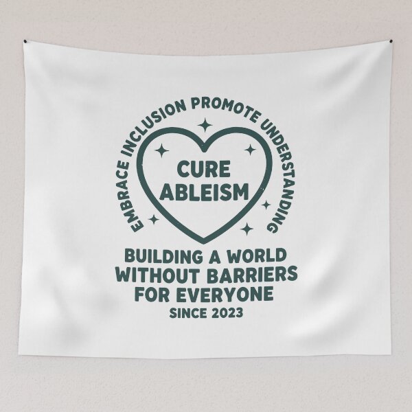 Item preview, Disability Awareness Cure Ableism World Without designed and sold by LuminOrb.