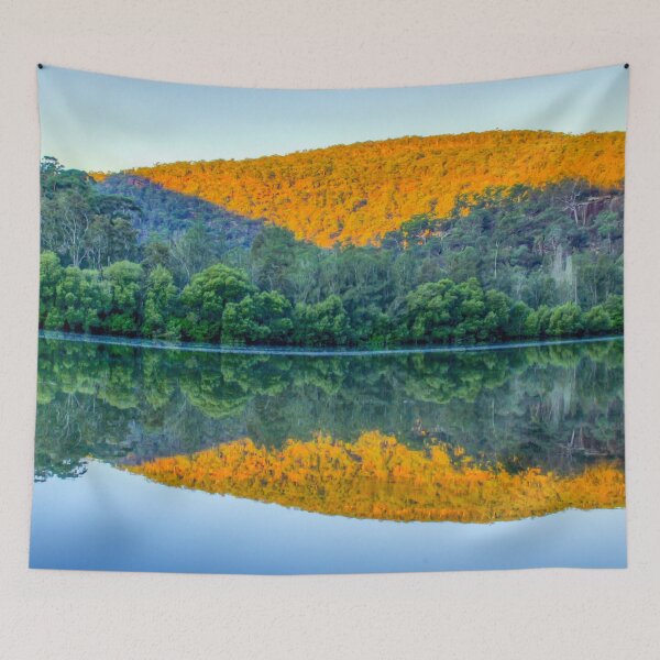 Item preview, Berowra Creek River Reflection | Panoramic Winding Waterway, Sydney, NSW, Australia Art designed and sold by Ross.A.Campbell.