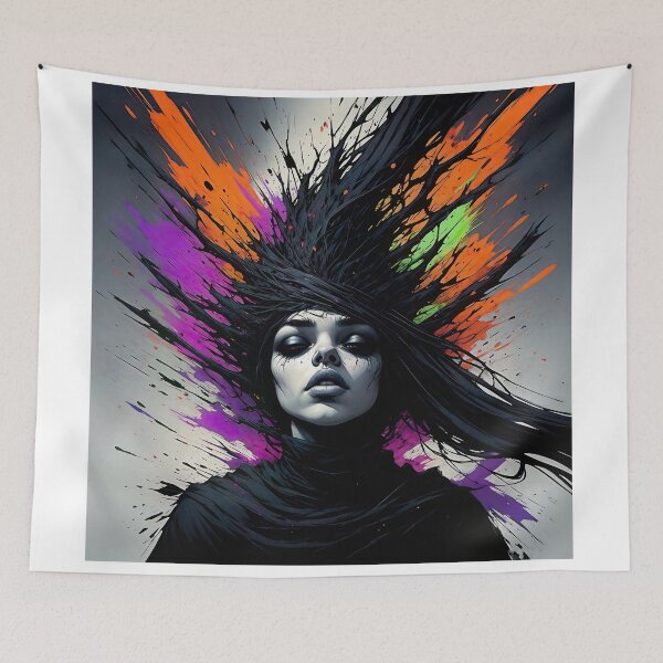 Item preview, Chromatic Storm Girl designed and sold by ArtMindFusion.