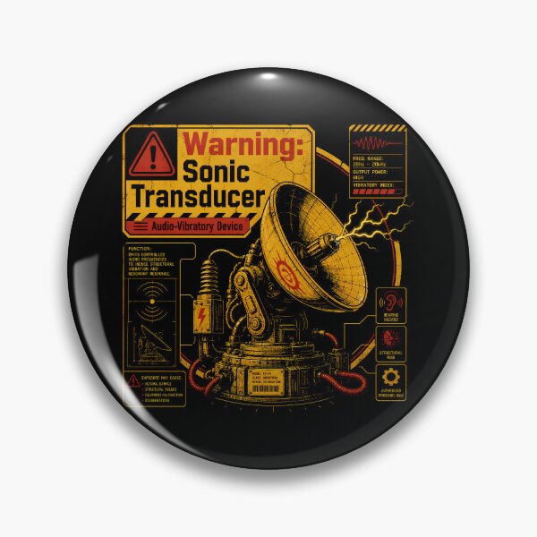 Item preview, Sonic Transducer Warning designed and sold by agearb.