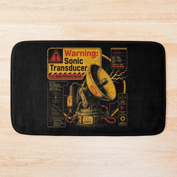 Item preview, Sonic Transducer Warning designed and sold by agearb.