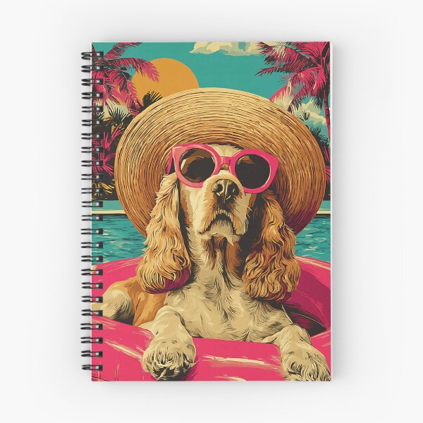Item preview, Funny Cocker Spaniel with Sunglasses Cute Dog Pool Party designed and sold by Littermin.