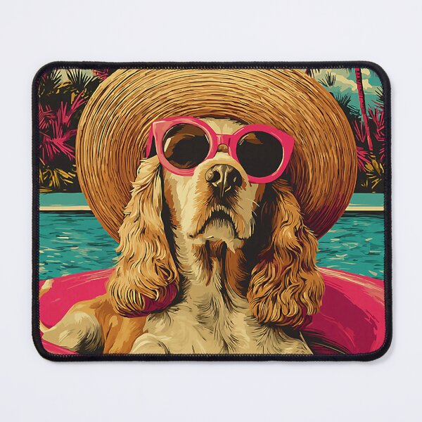 Item preview, Funny Cocker Spaniel with Sunglasses Cute Dog Pool Party designed and sold by Littermin.