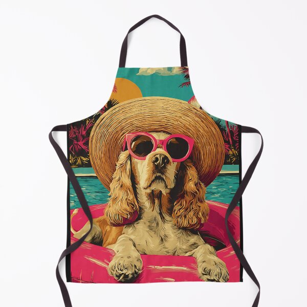 Item preview, Funny Cocker Spaniel with Sunglasses Cute Dog Pool Party designed and sold by Littermin.