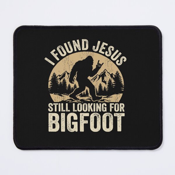 Item preview, I Found Jesus Still Looking For Bigfoot Funny Retro designed and sold by AdyKurniawan.